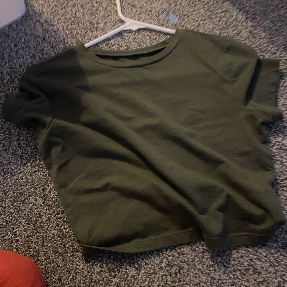 Target Olive Green Crop Top